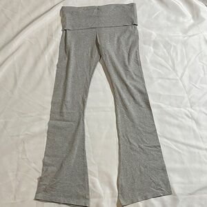 Gray Flared Yoga Pants by Pink